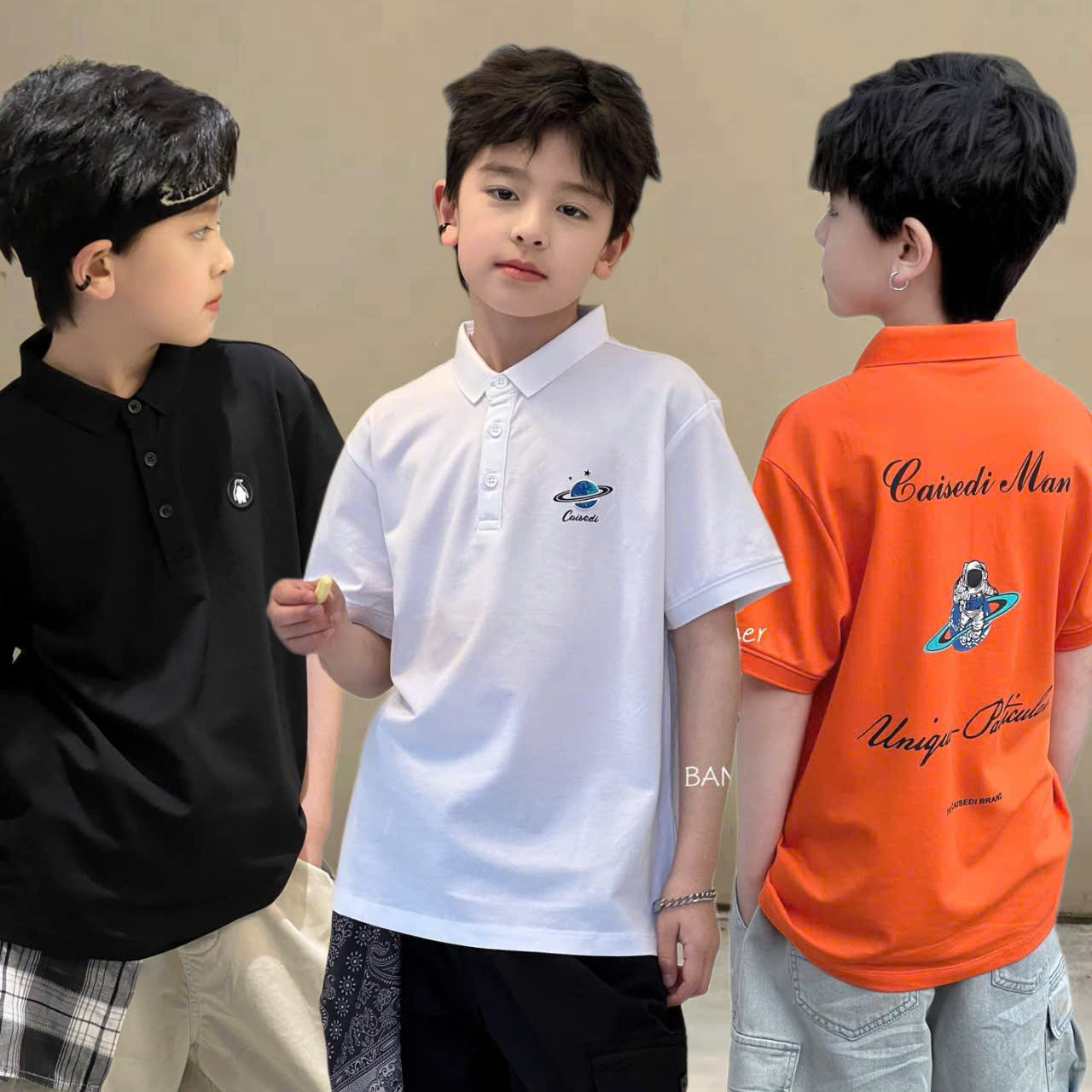 Áo thun cho bé trai 1-2-3-4-5 tuổi