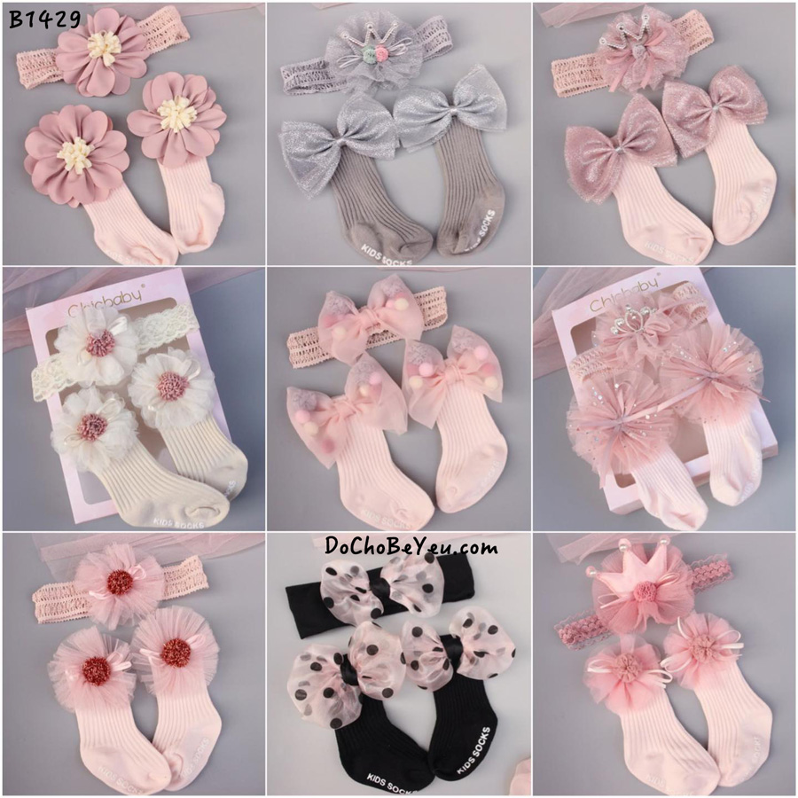 Băng đô cho bé gái sơ sinh Chicbaby giá rẻ TPHCM