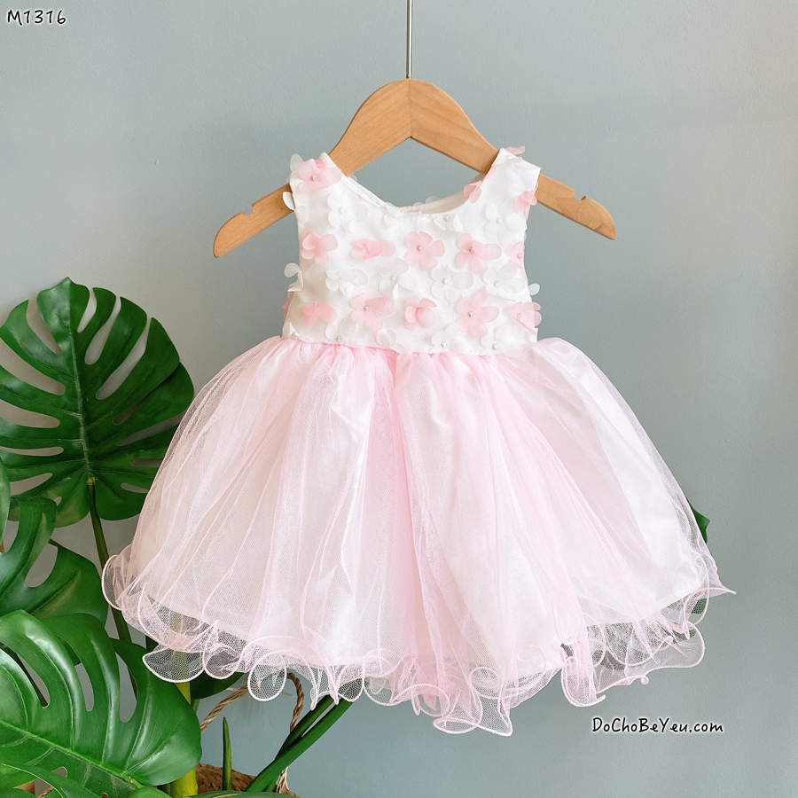 Váy hè cho bé gái mới cho trẻ sơ sinh 6 tháng và trẻ nhỏ váy công chúa ngắn  tay cho trẻ 0-1-2-3 tuổi mỏng - Váy 🆘 Kho Hàng Tàu |
