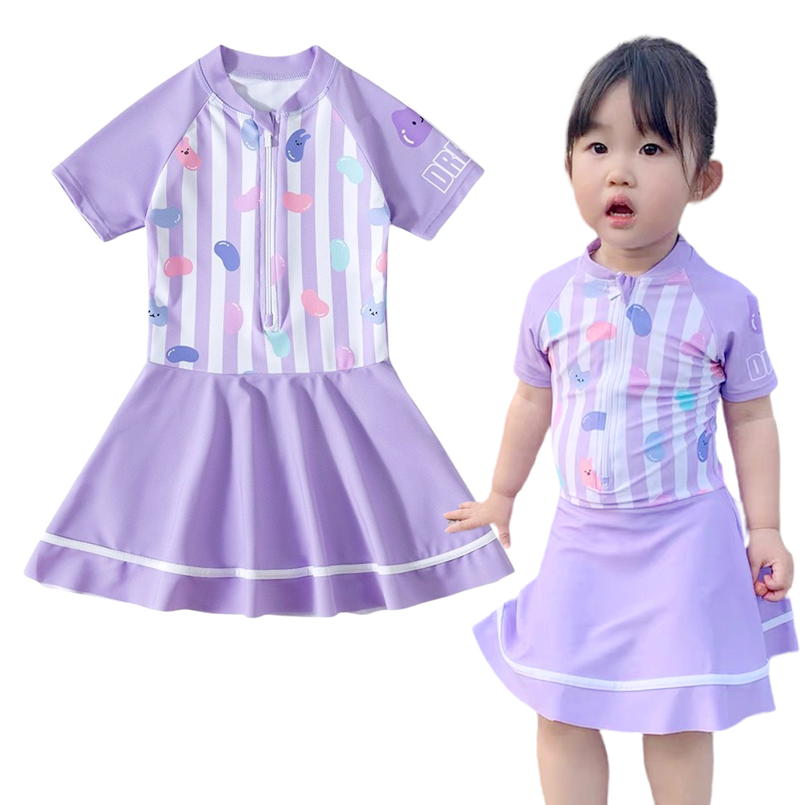 Đồ bơi cho bé gái size đại 4-6-8-10-12-14 tuổi