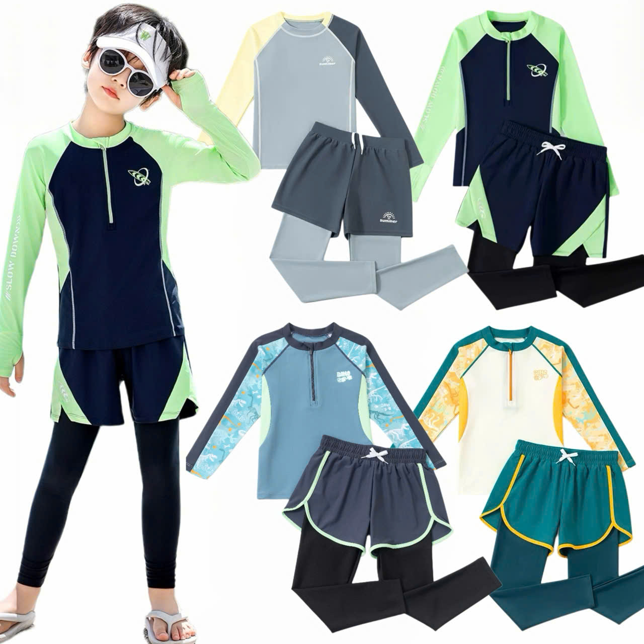 Đồ bơi cho bé trai size đại 6-7-8-10-12-14 tuổi TPHCM