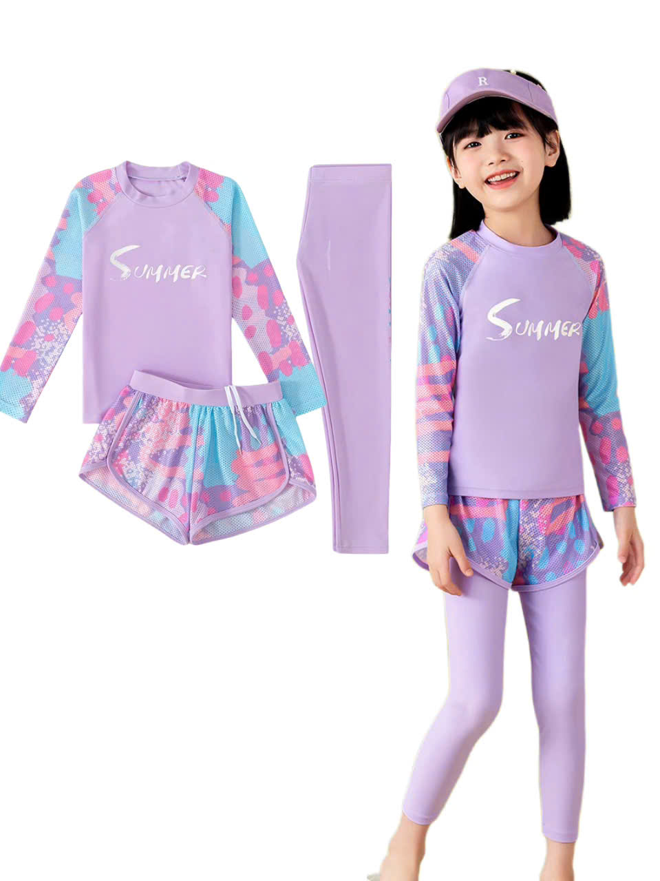 Đồ bơi cho bé gái size đại đến 40-45kg tphcm