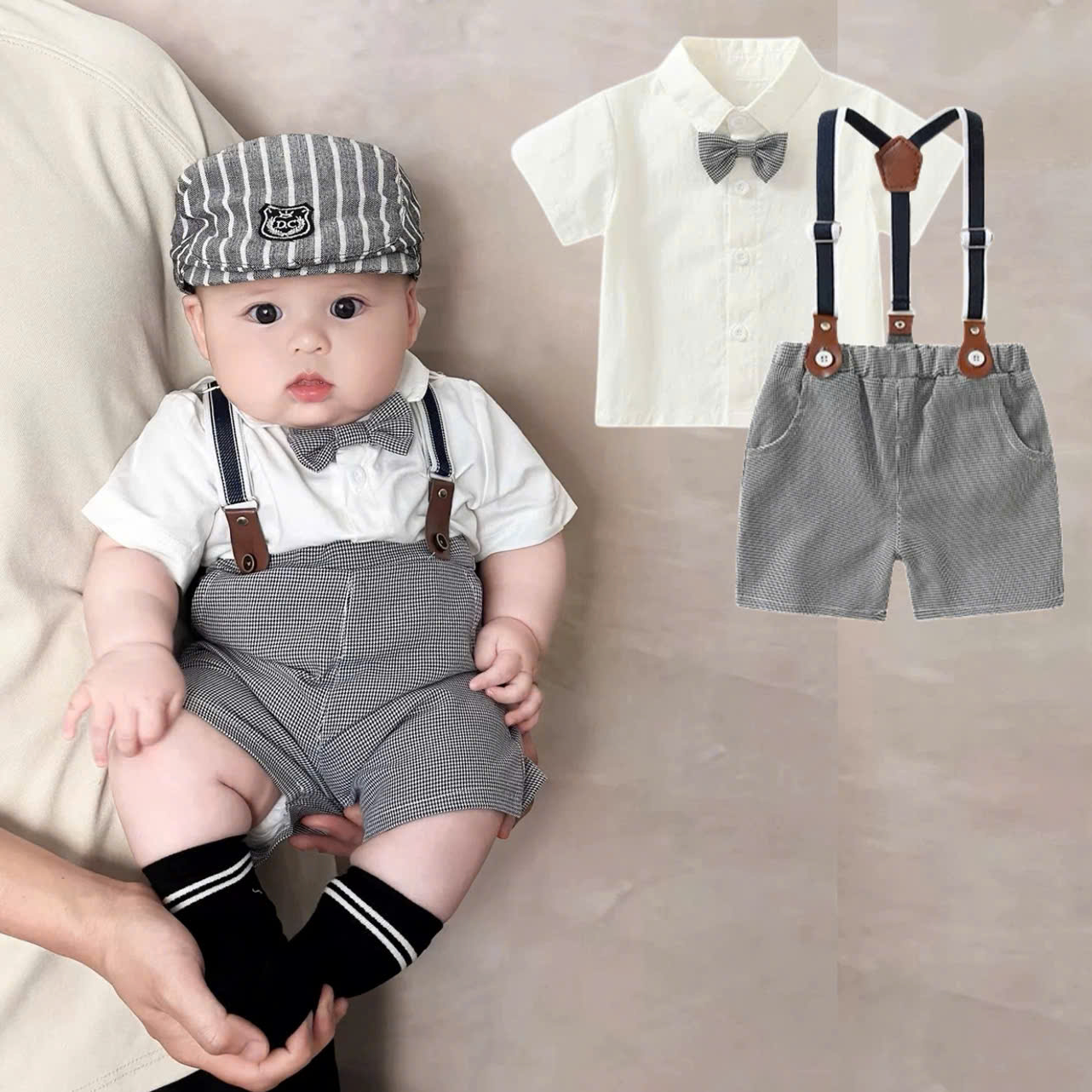 Đồ cho bé trai sơ sinh đầy tháng, thôi nôi