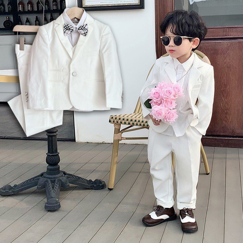Set bộ vest bé trai Hàn Quốc cao cấp gồm áo vest cộc tay quần short cho bé  đi chơi đi sự kiện | Lazada.vn
