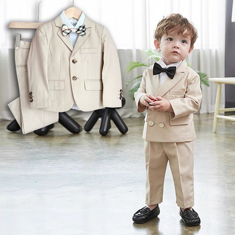 Set bộ vest trẻ em bé trai con nít siêu đẹp 10-45kgáo vest, quần, gile,