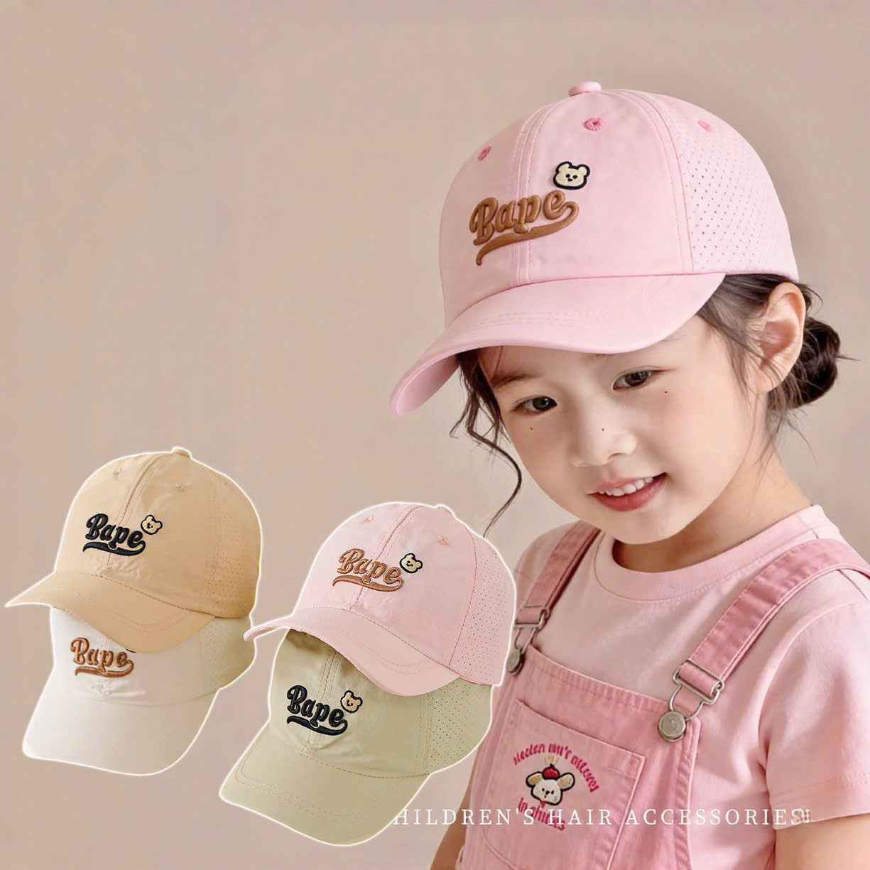 Mũ nón cho bé gái 3-4-5-6-7-8 tuổi TPHCM
