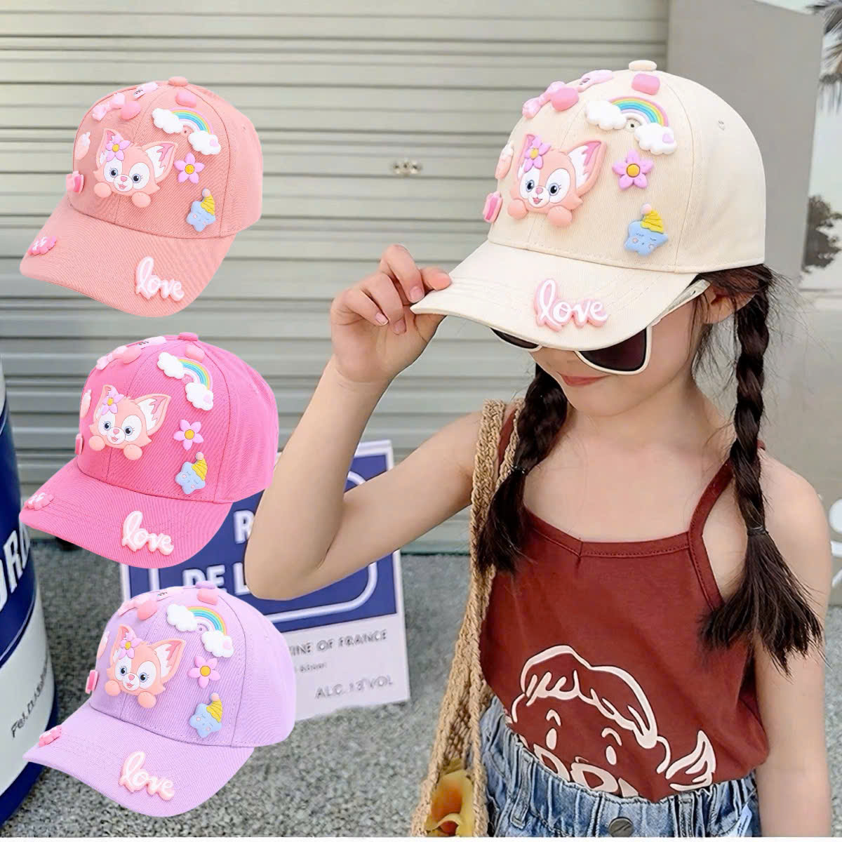 Mũ nón cho bé gái 3-4-5-6-7-8 tuổi TPHCM