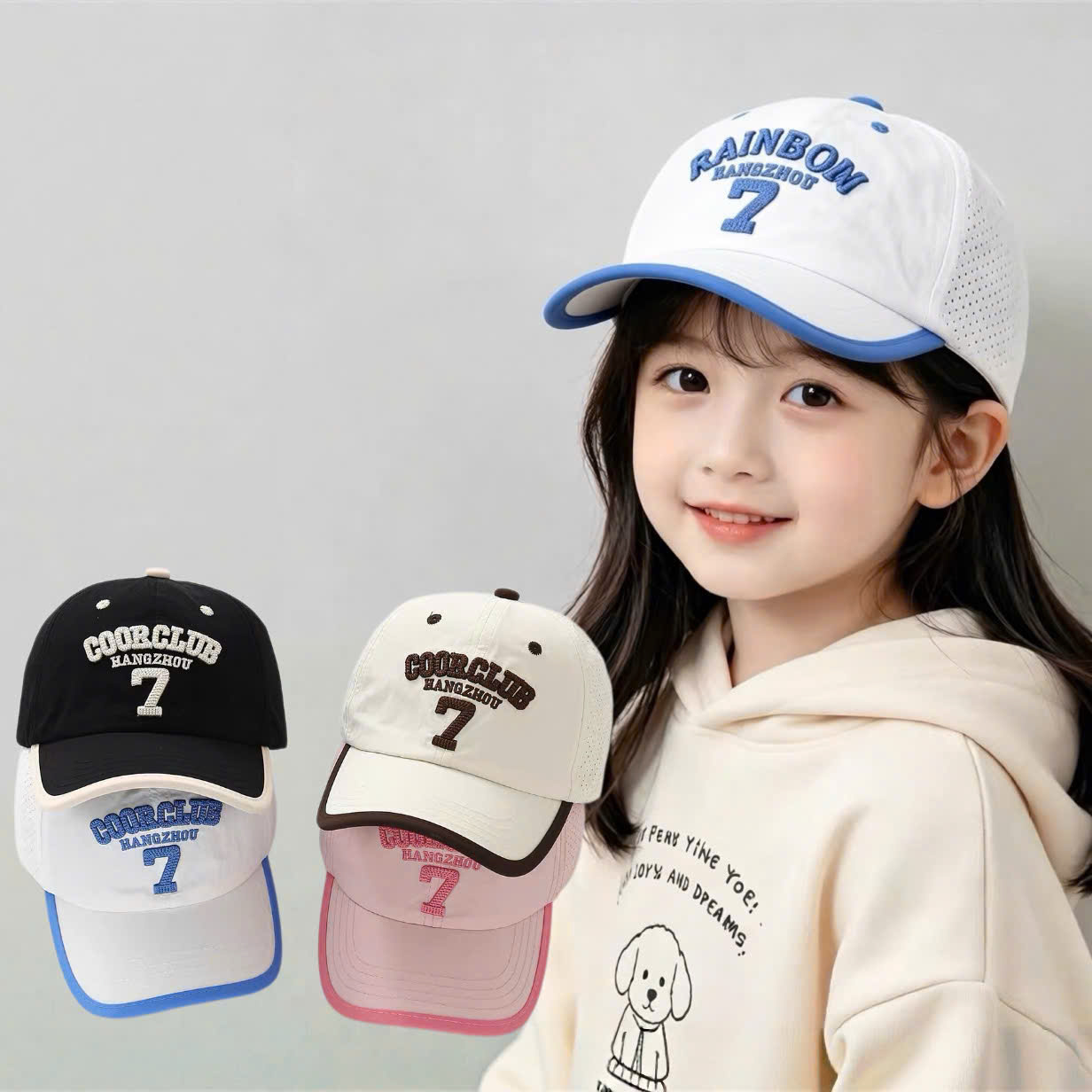 Mũ nón cho bé gái 3-4-5-6-7-8 tuổi TPHCM