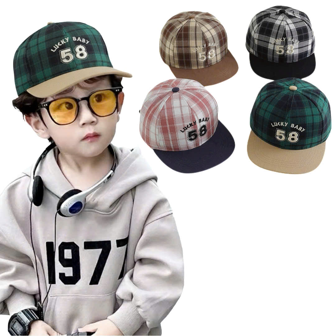 Mũ nón cho bé trai xuất khẩu 1-2-3-4-5-6-7 tuổi