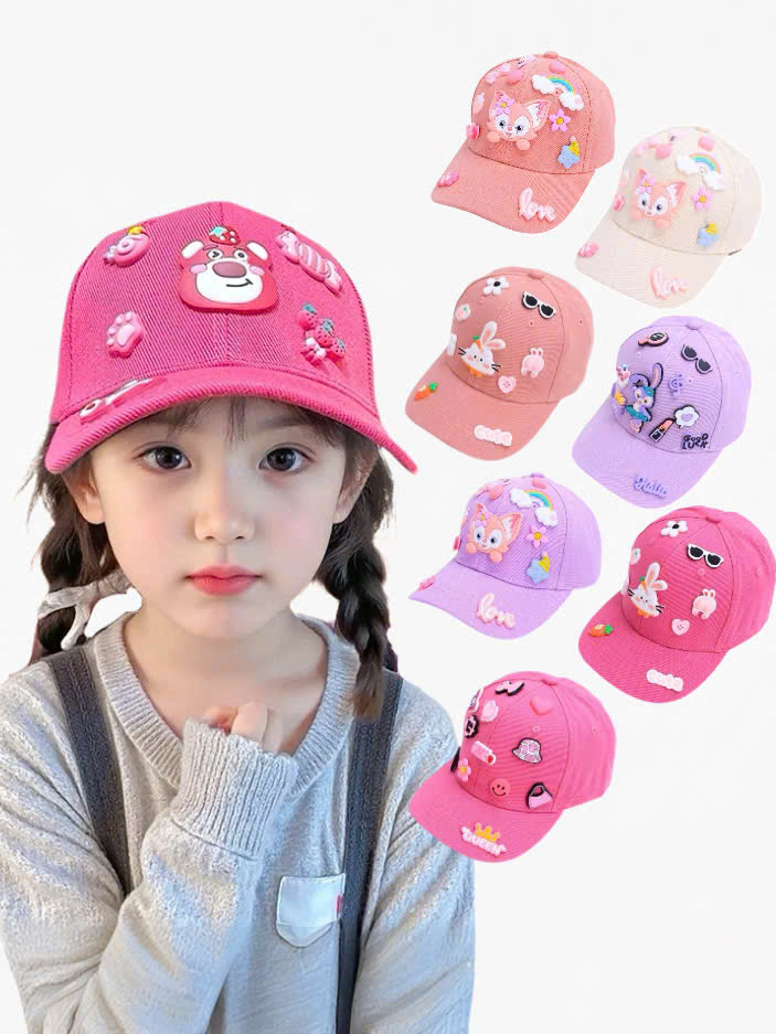 Mũ nón cho bé gái 3-4-5-6-7-8 tuổi TPHCM