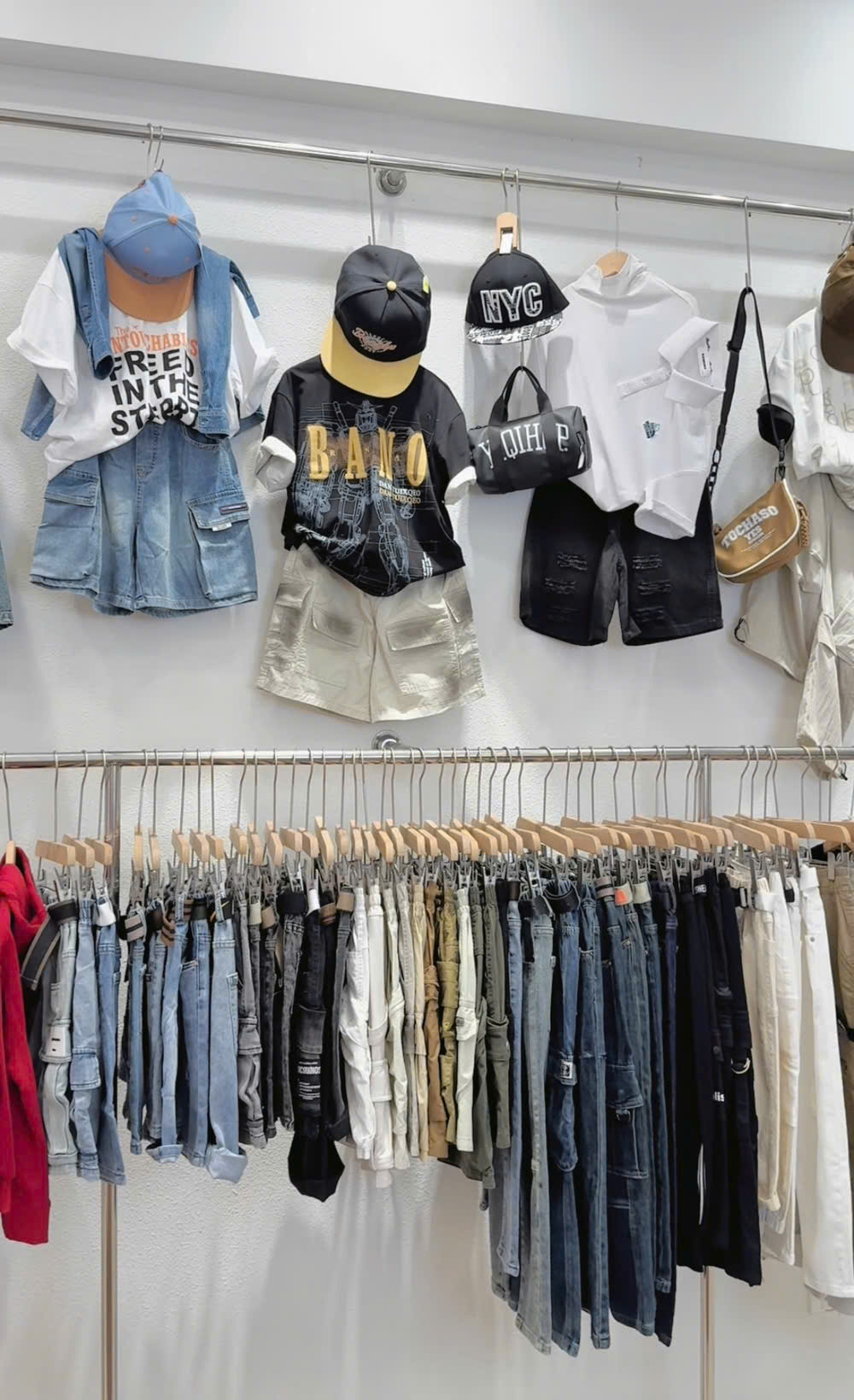 Quần short jean kaki cho bé trai size đại 6-8-10-12 tuổi đến 65kg