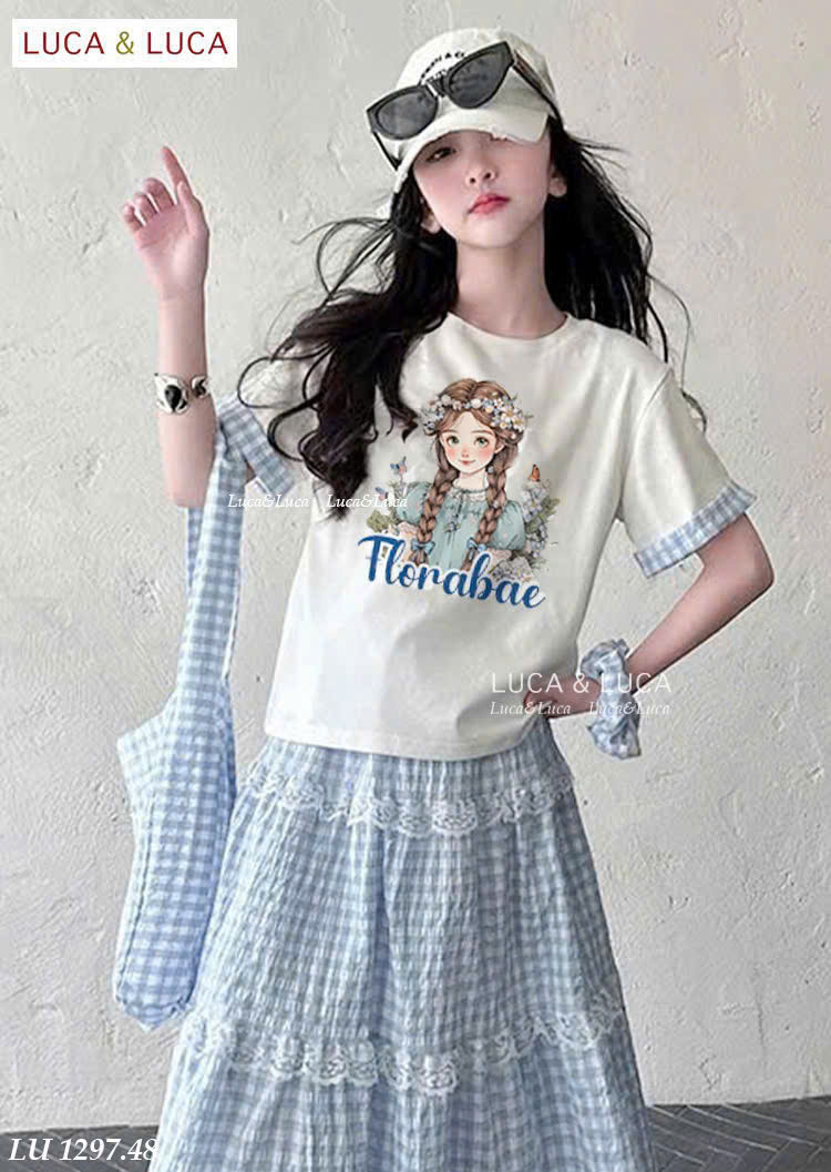 Set đồ quần áo cho bé gái 2-3-4-5-6-7-8-9-10-12 tuổi TPHCM