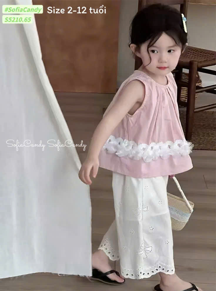 Set đồ quần áo cho bé gái 2-3-4-5-6-7-8-9-10-12 tuổi TPHCM