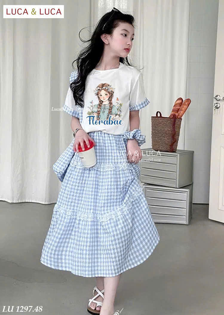 Set đồ quần áo cho bé gái 2-3-4-5-6-7-8-9-10-12 tuổi TPHCM