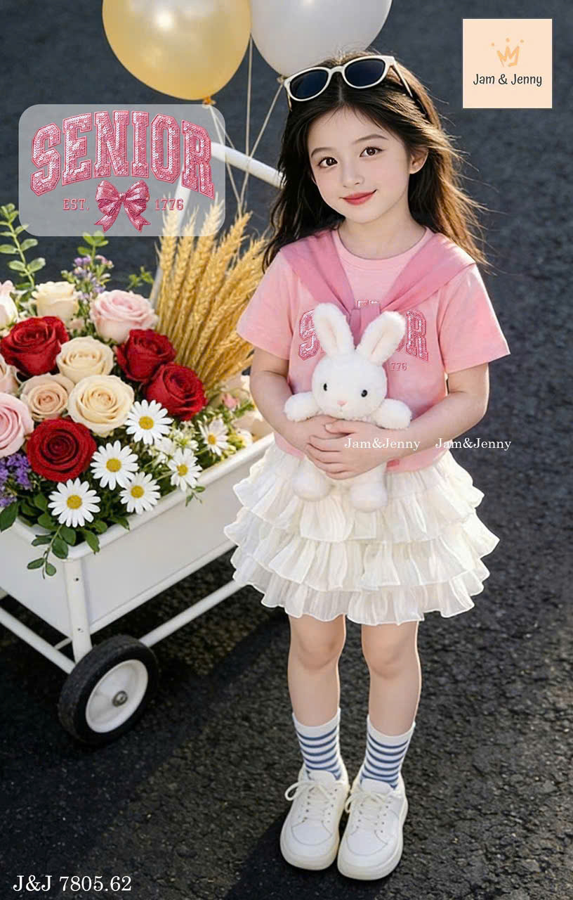 set váy bé gái 2-3-4-5-6-7-8-9-10 tuổi