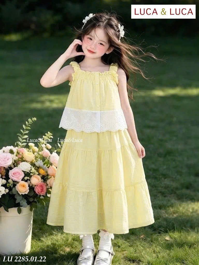 set váy bé gái 2-3-4-5-6-7-8-9-10 tuổi