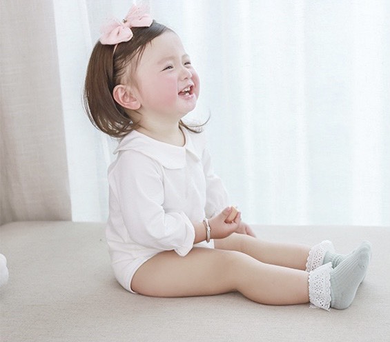 Vớ cho bé gái sơ sinh cổ thấp Hàn Quốc TPHCM