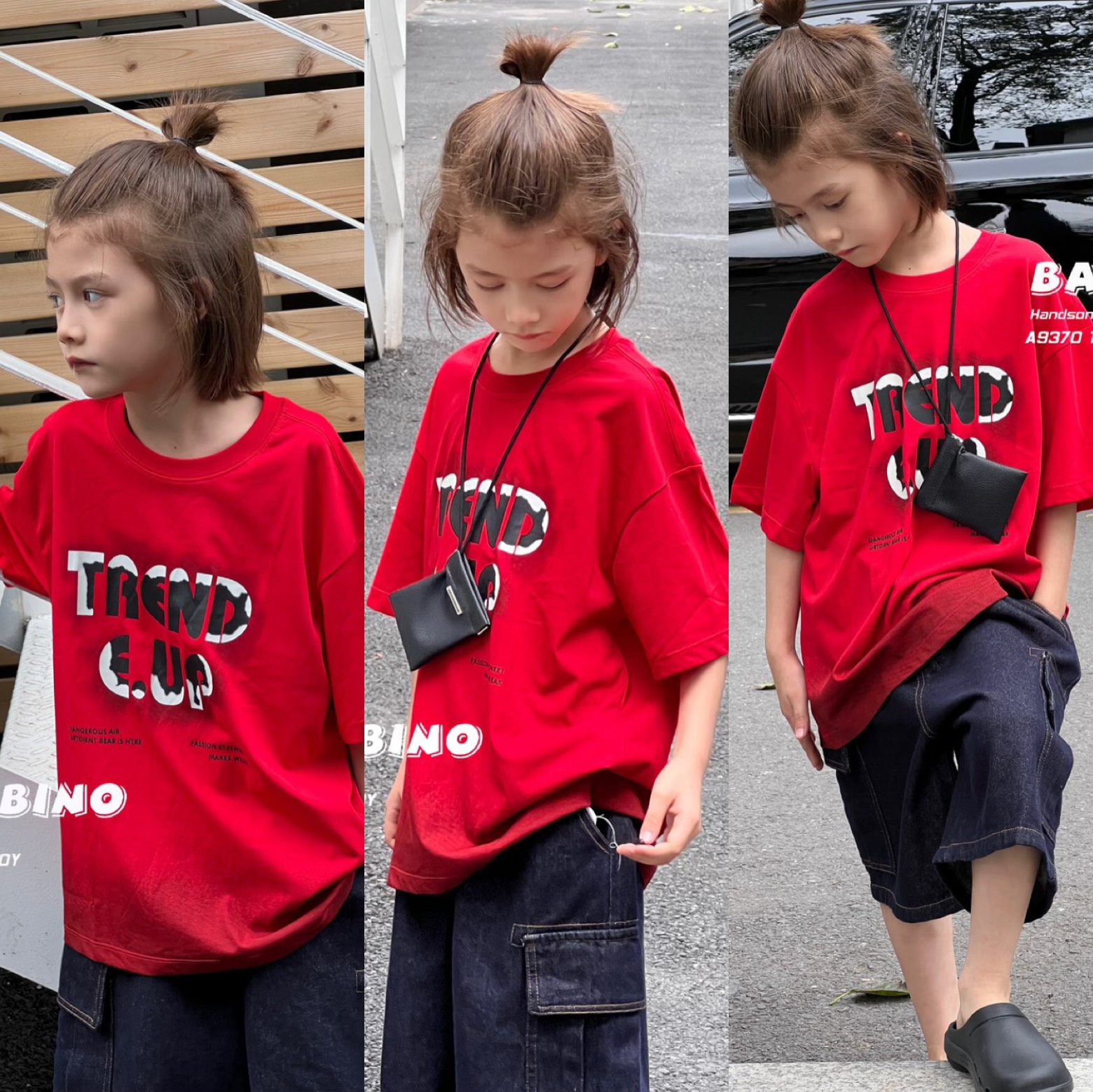 Áo thun Banbino cho bé trai size đại đến 55kg