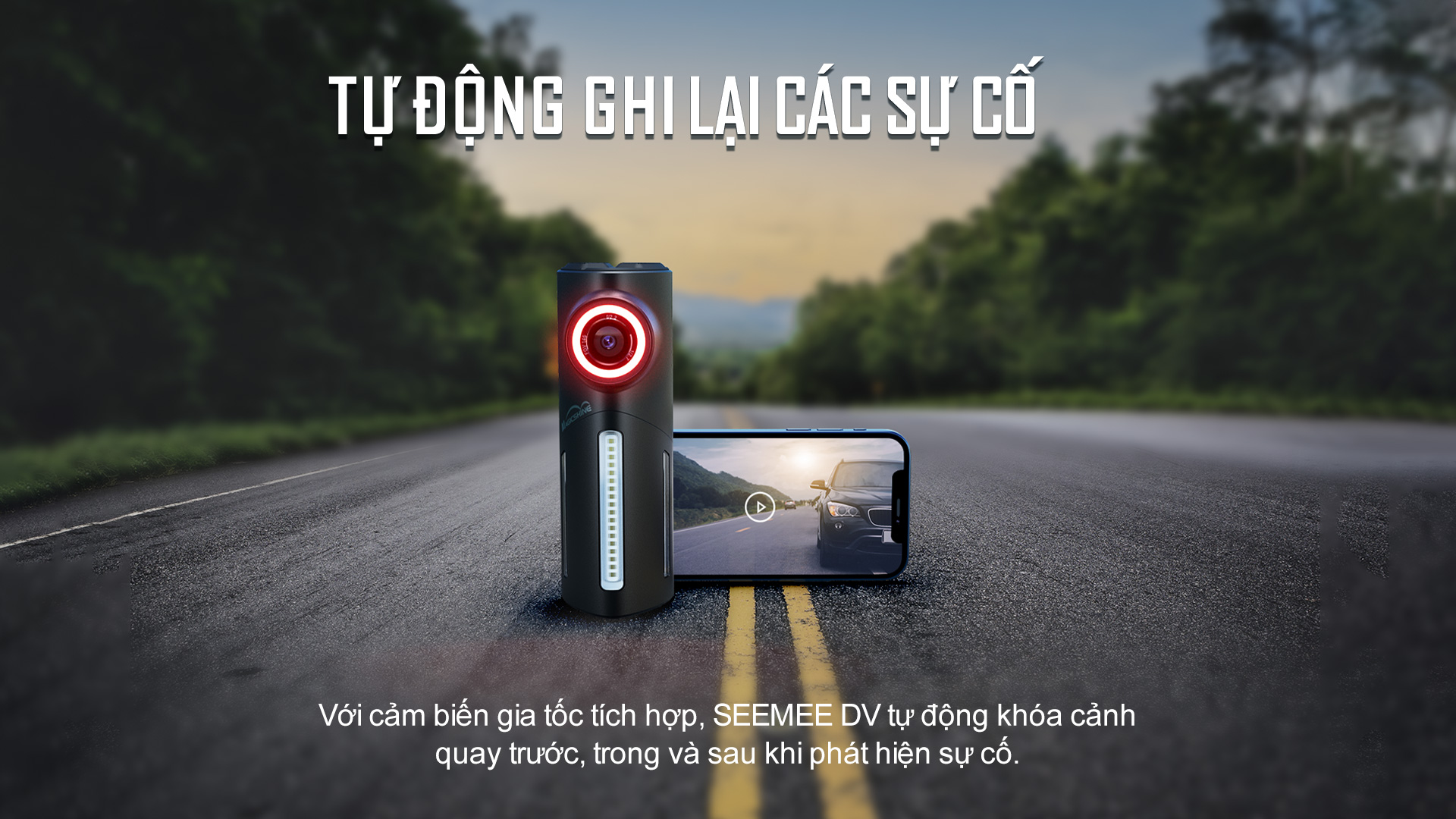 Đèn hậu xe camera MAGICSHINE SEEMEE DV độ sáng 30 lumen