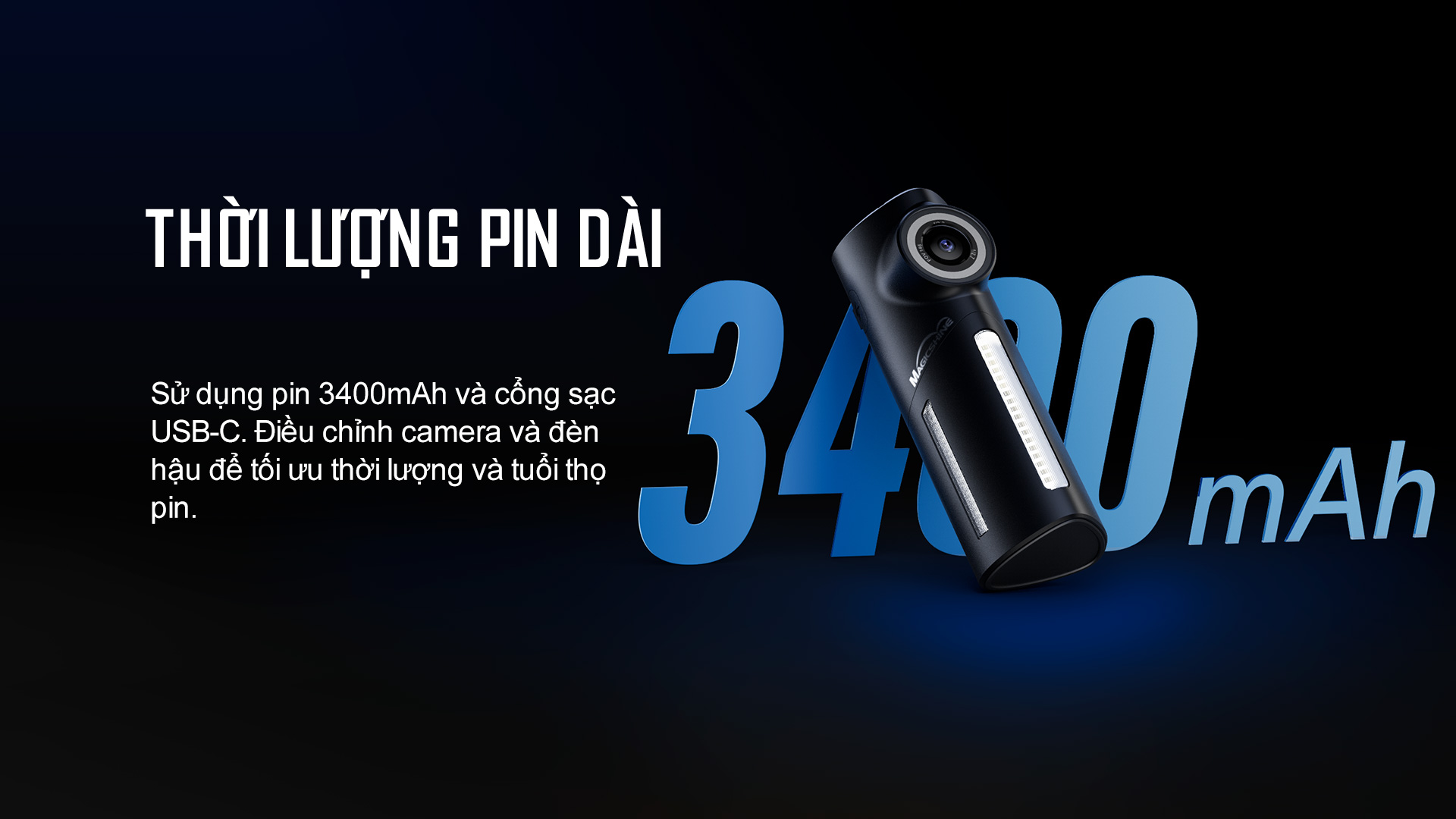 Đèn hậu xe camera MAGICSHINE SEEMEE DV 3400mAh