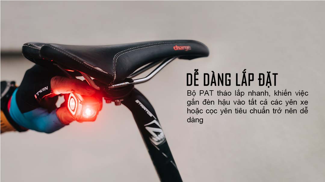 Đèn hậu xe đạp MAGICSHINE SEEMEE 200 V3.0 dễ đàng tháo lắp