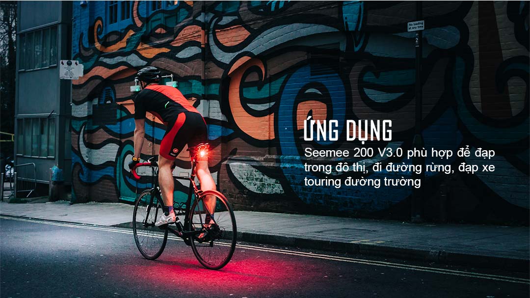 Ứng dụng Đèn hậu xe đạp MAGICSHINE SEEMEE 200 V3.0