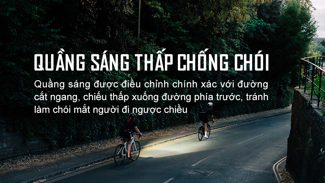 Đèn xe đạp MAGICSHINE EVO 1700 có khả năng chống chói