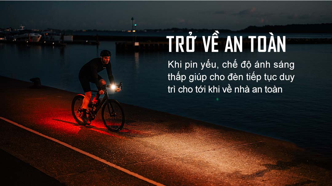 Đèn xe đạp MAGICSHINE ALLTY 1500s - chế độ ánh sáng thấp