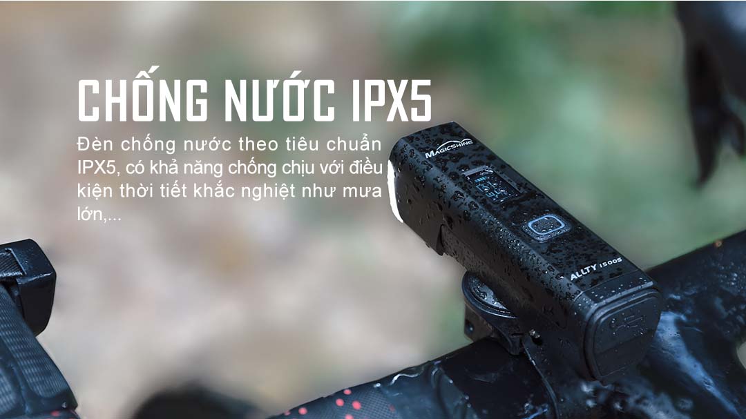 Đèn xe đạp MAGICSHINE ALLTY 1500s chông nước tiêu chuẩn ipx5