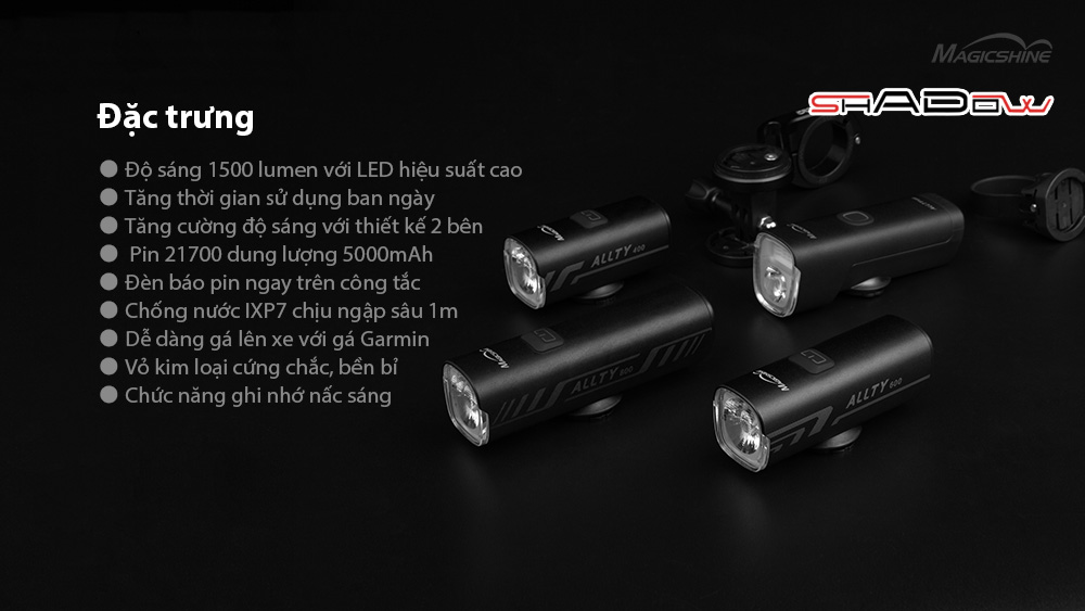 MAGICSHINE ALLTY 1500 với những đặc trưng nổi bật