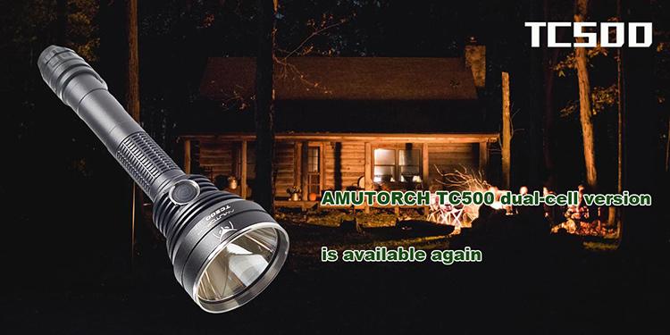 Đèn pin chiếu xa AMUTORCH TC500 sáng 2200 lumen chiếu xa 775m