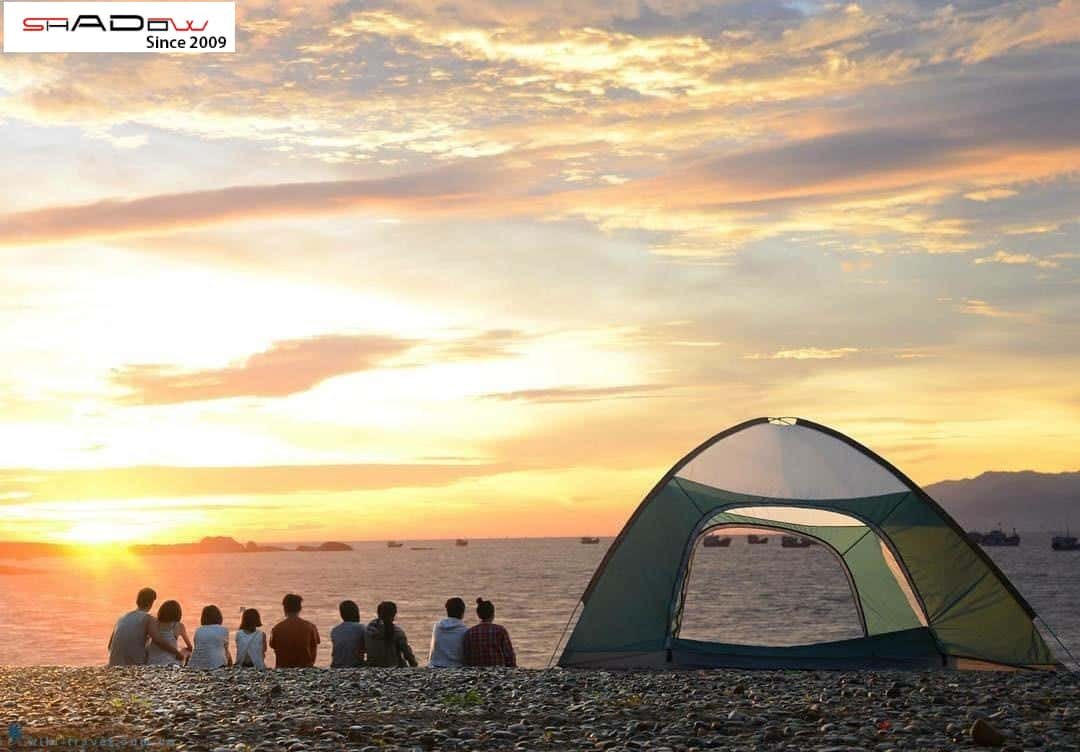 bãi biển là nơi lý tưởng để camping