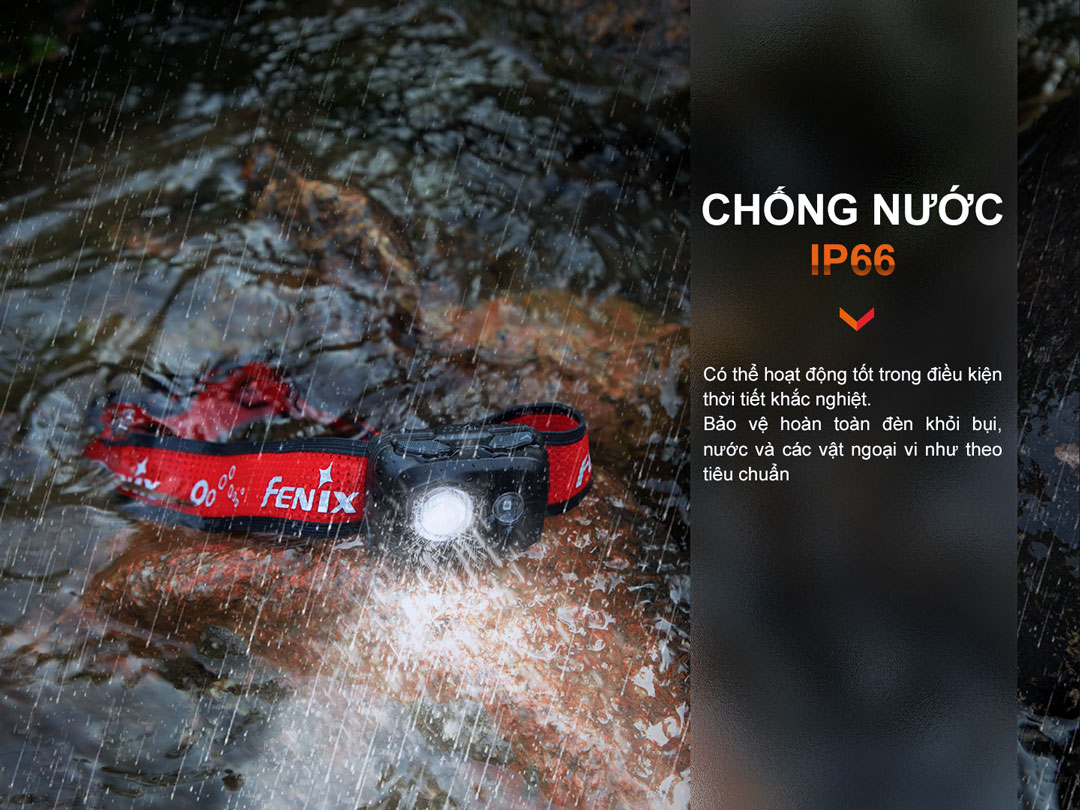 Chống nước IP66 chống chịu tốt trong mọi điều kiện khắc nghiệt