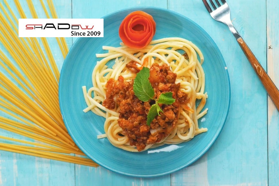 Mì spaghetti sốt thịt bò băm 