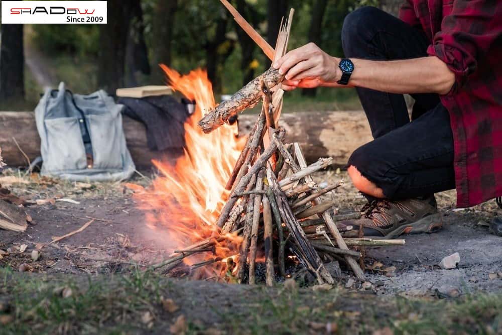cách tạo ra lửa này giúp bạn sưởi ấm trong rừng