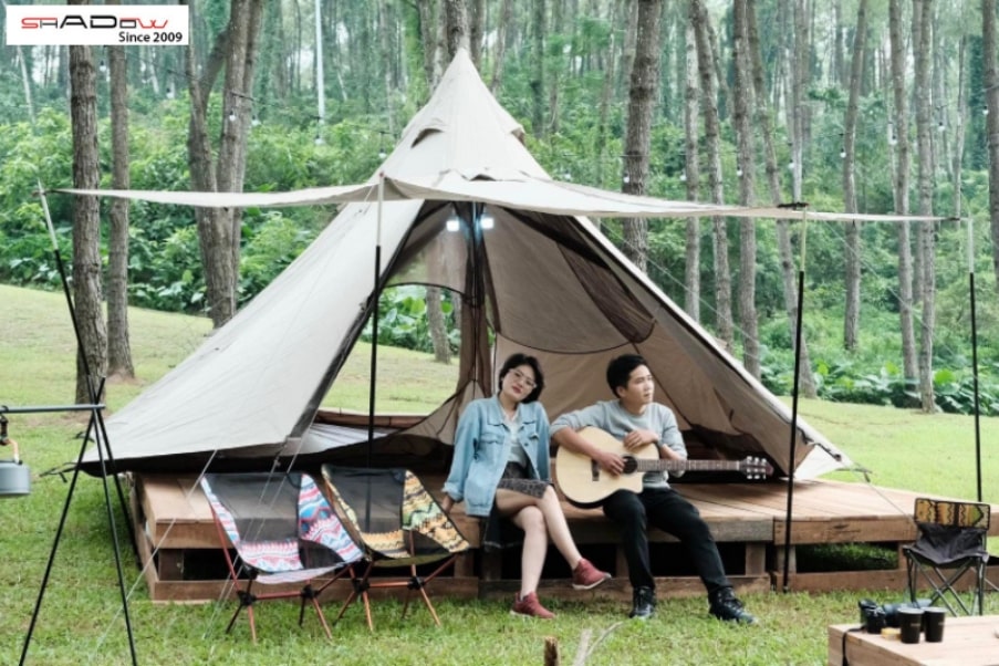 Cắm trại ở biển Hải Dương Huế