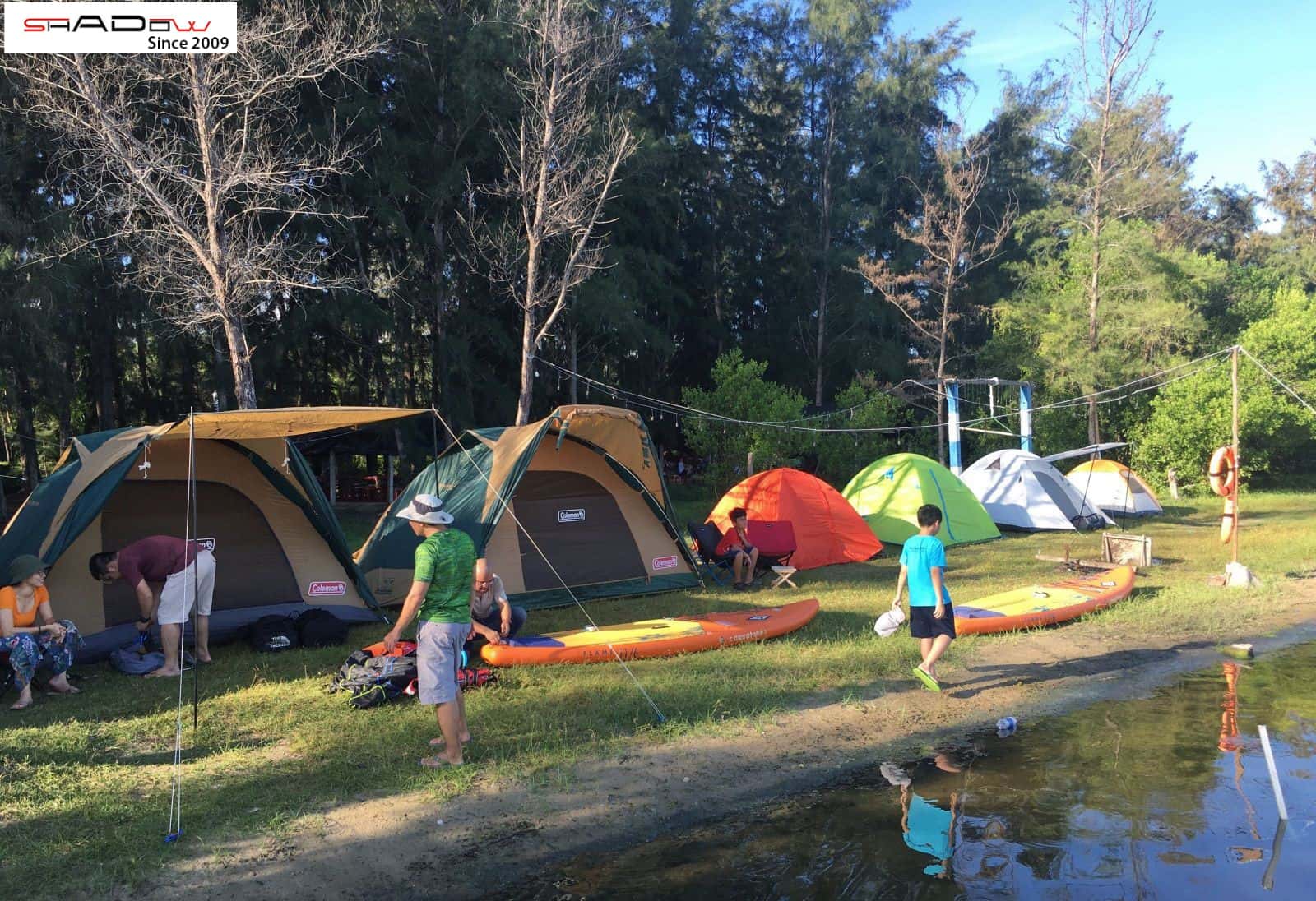 cắm trại gần sài gòn gần tại Hồ Cốc
