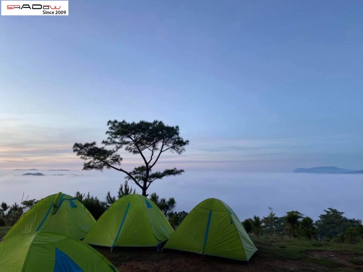 cắm trại săn mây đà lạt tại núi LangBiang