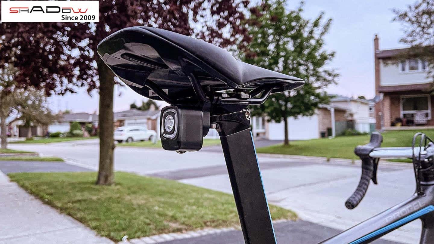 Đèn hậu xe đạp được lắp ở khung yên xe