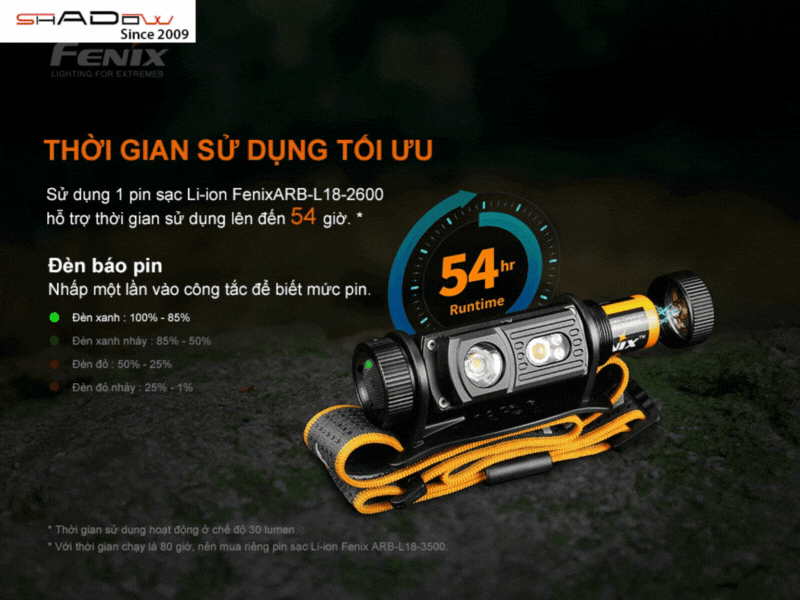  Pin dung lượng cao mang đến thời gian sử dụng tối ưu cho những chuyến đi dài ngày