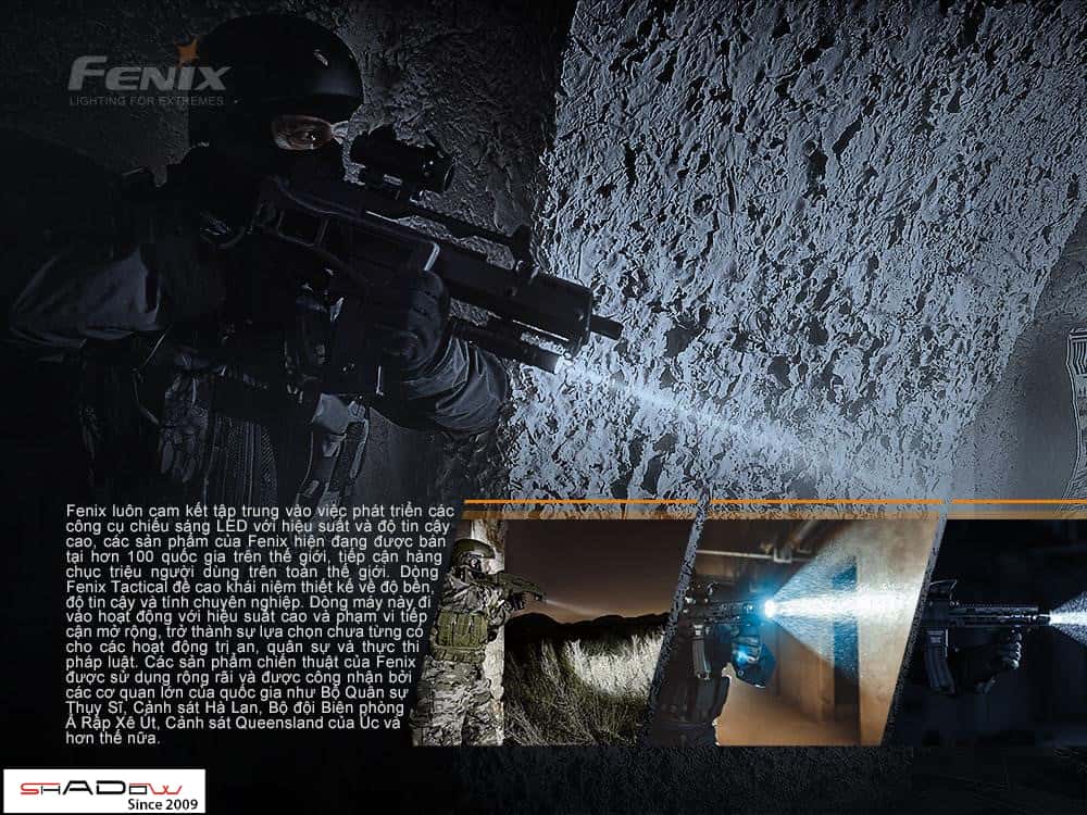 đèn pin FENIX PD32 V2.0 là phụ kiện chất lượng