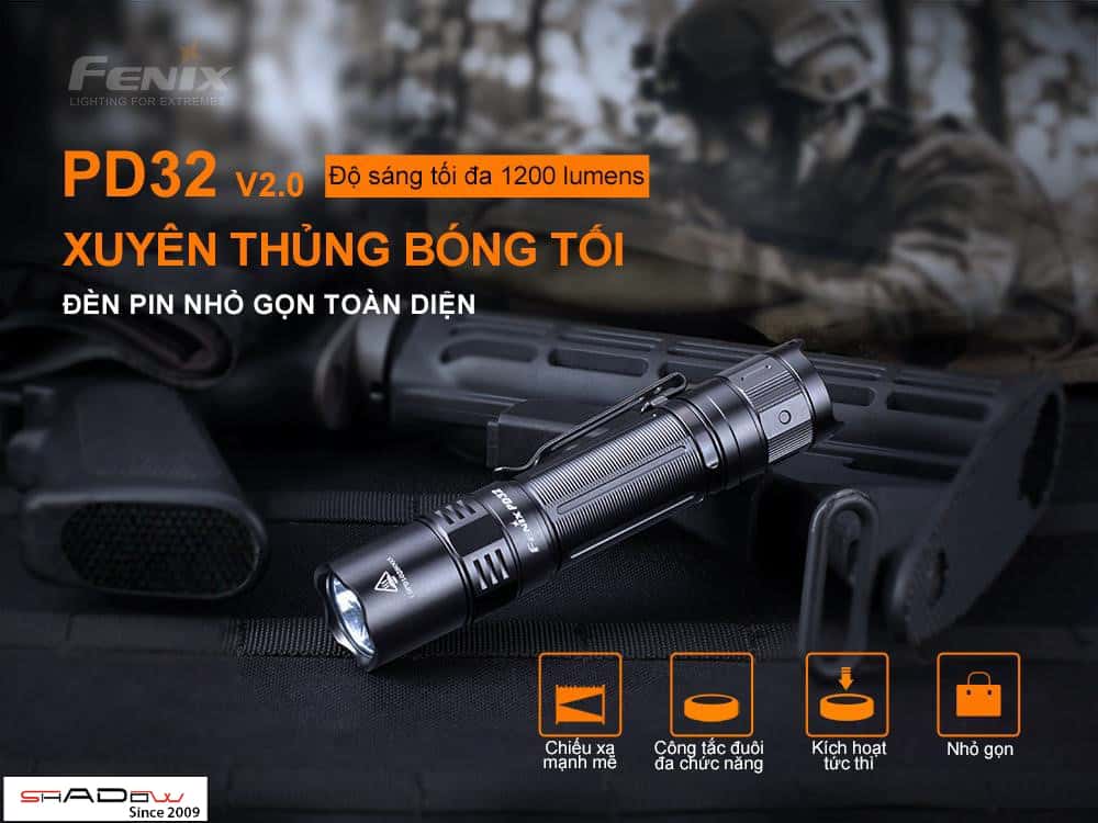 Đèn pin FENIX PD32 V2.0