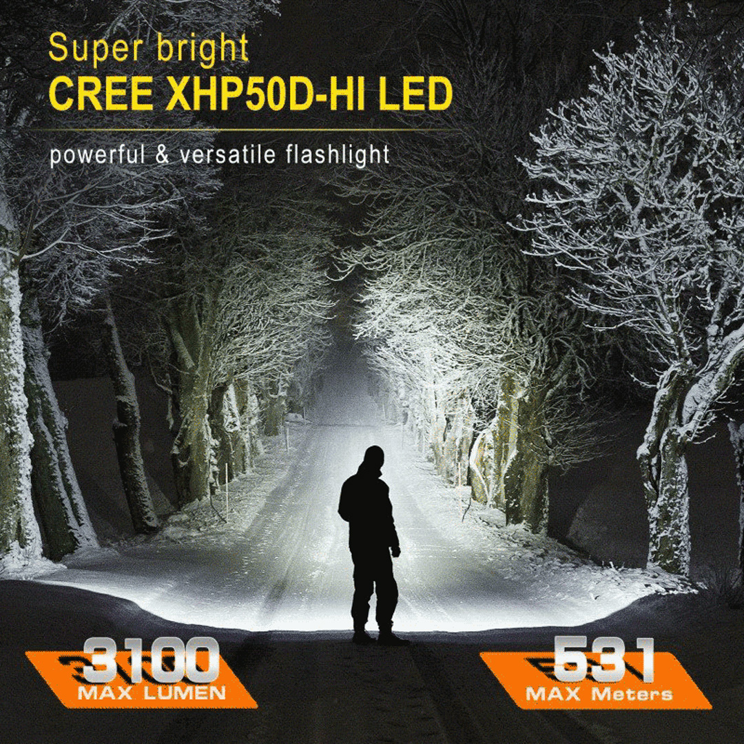 Đèn pin SOFIRN C8L 3100Lumen 531m