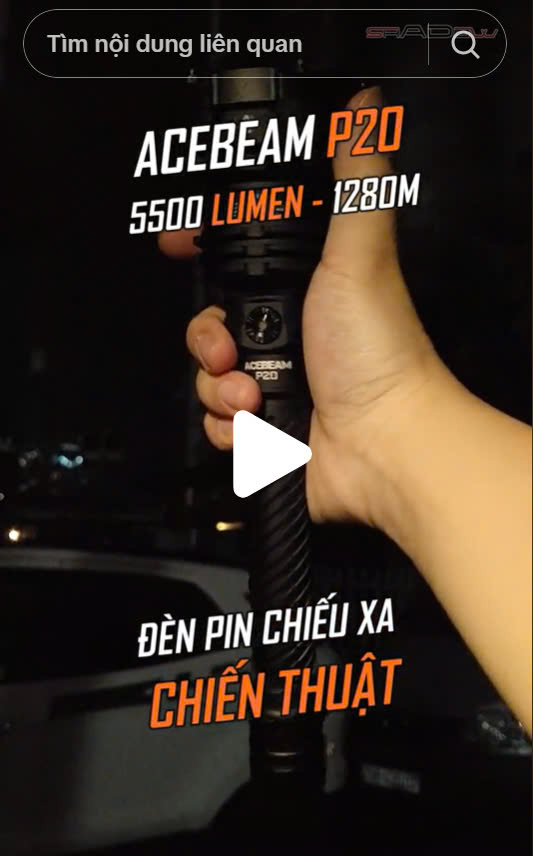 Đèn pin tác chiến ACEBEAM P20