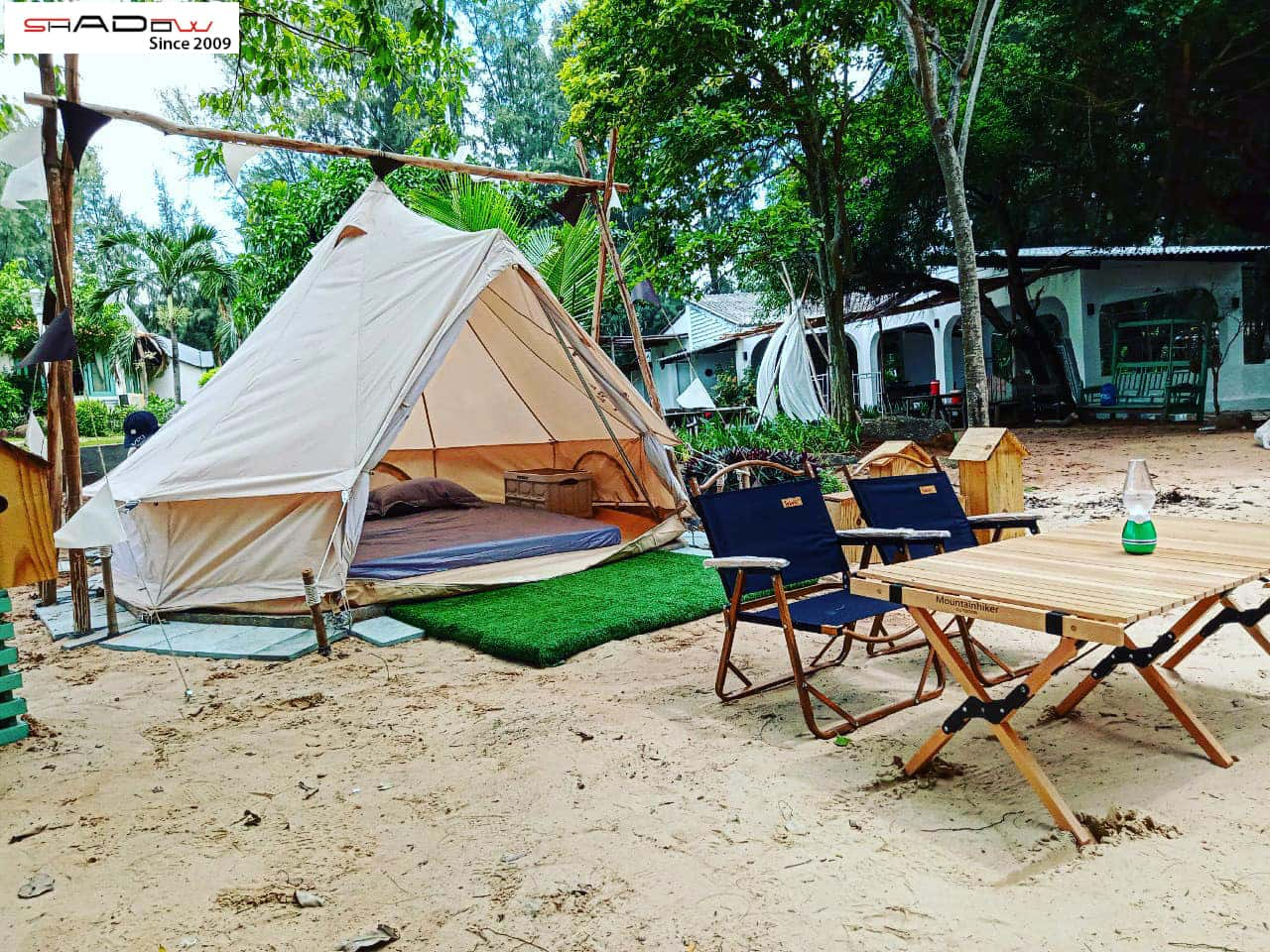 dịch vụ thuê lều 2 người mới nhất tại zenna pool camp