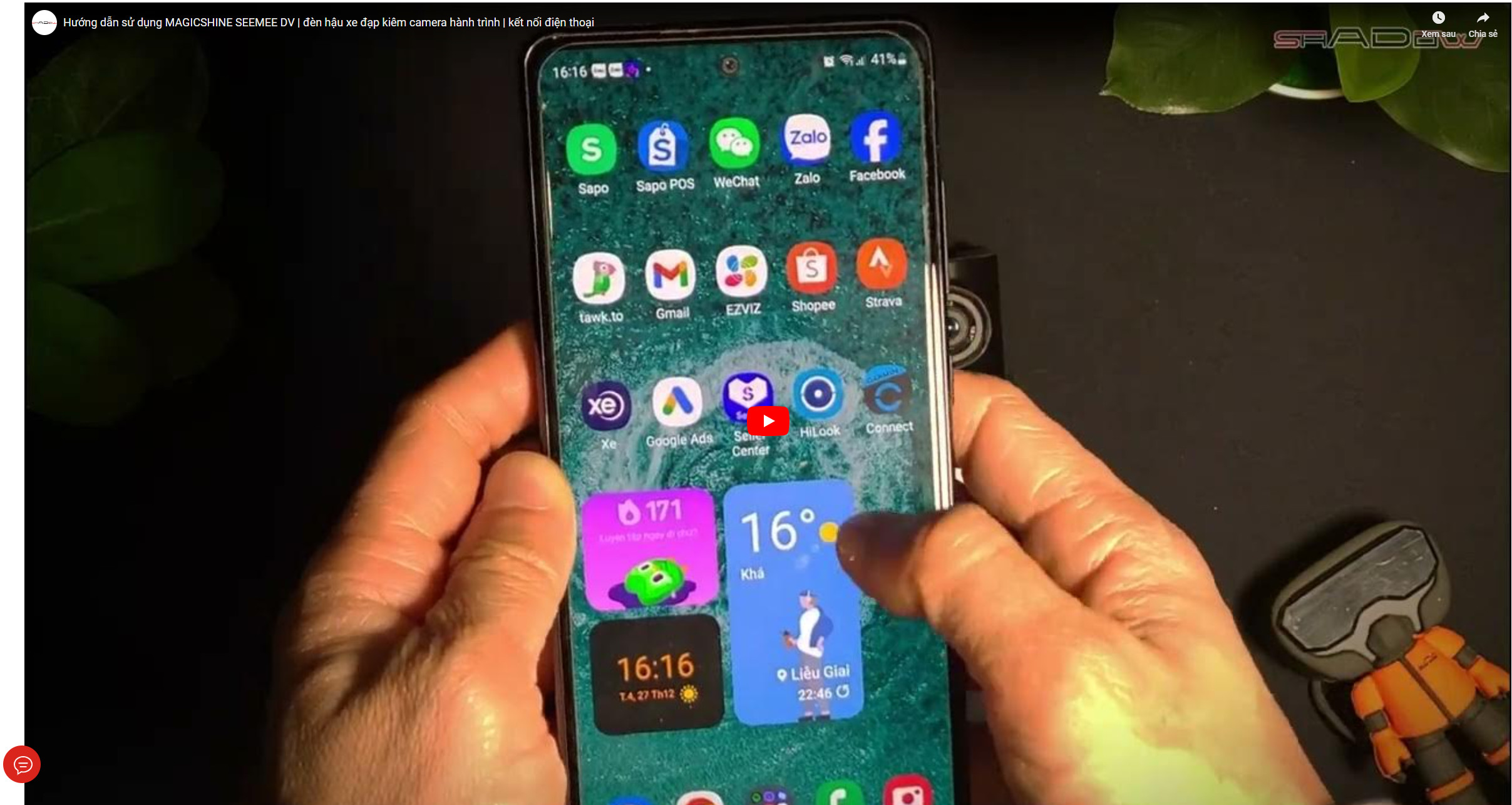 video hướng dẫn cài app trên điện thoại cho đèn