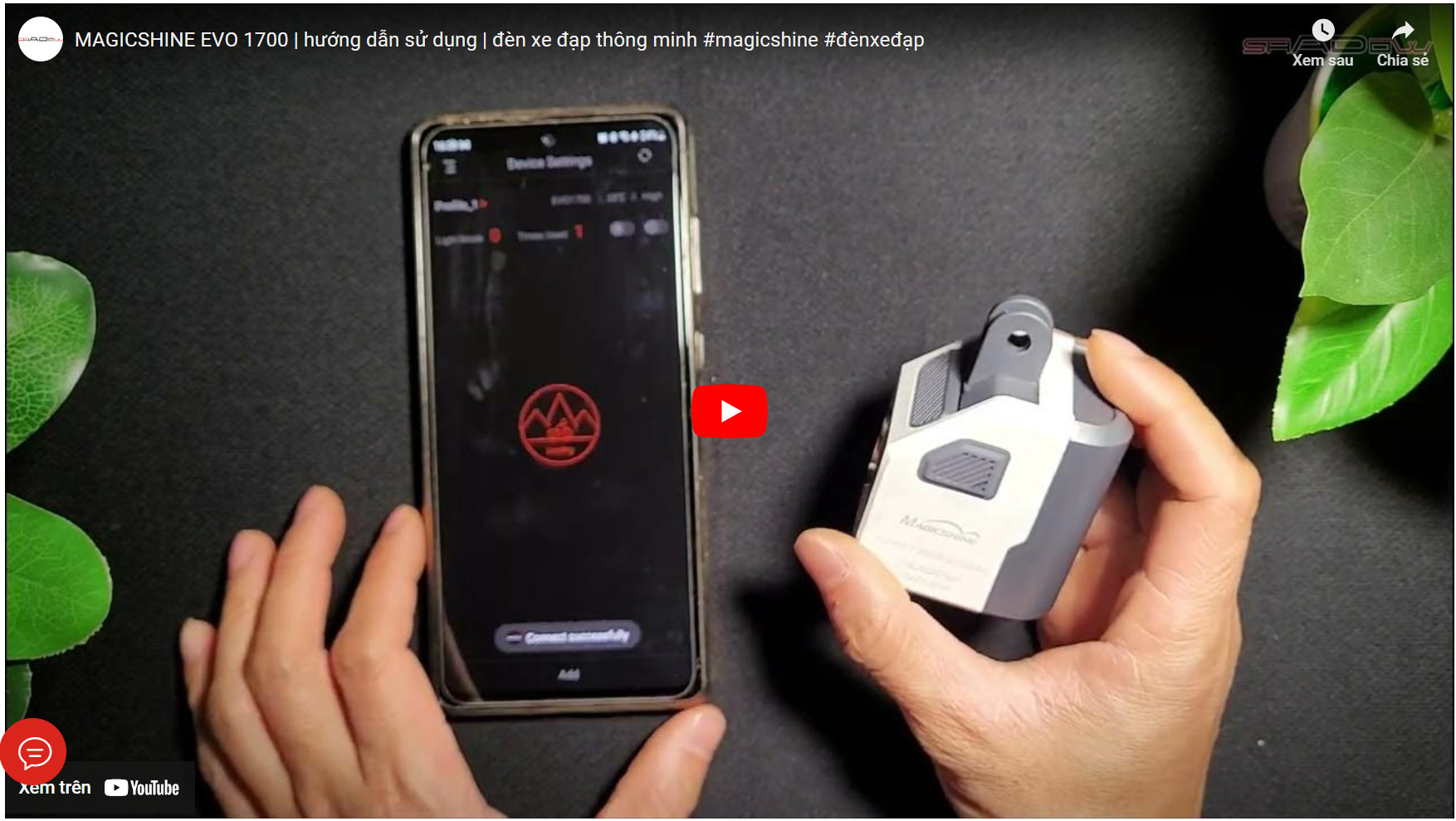 Hướng dẫn sử dụng đèn pin xe đạp evo 1700