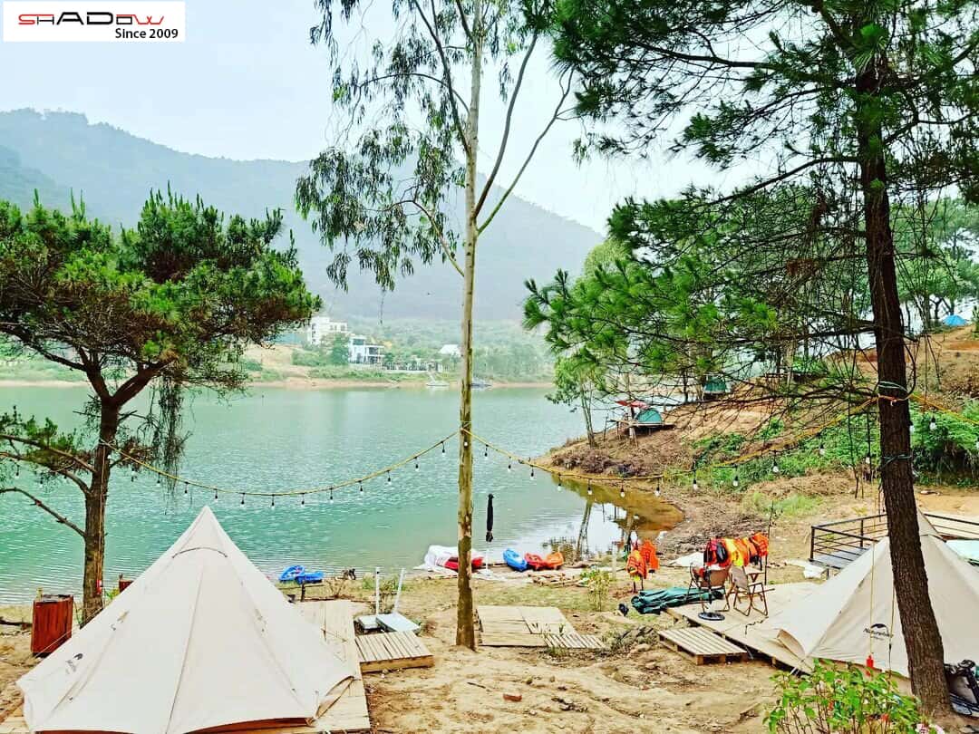 Khu cắm trại Hồ Đồng Đò chỉ cách hà nội 50km