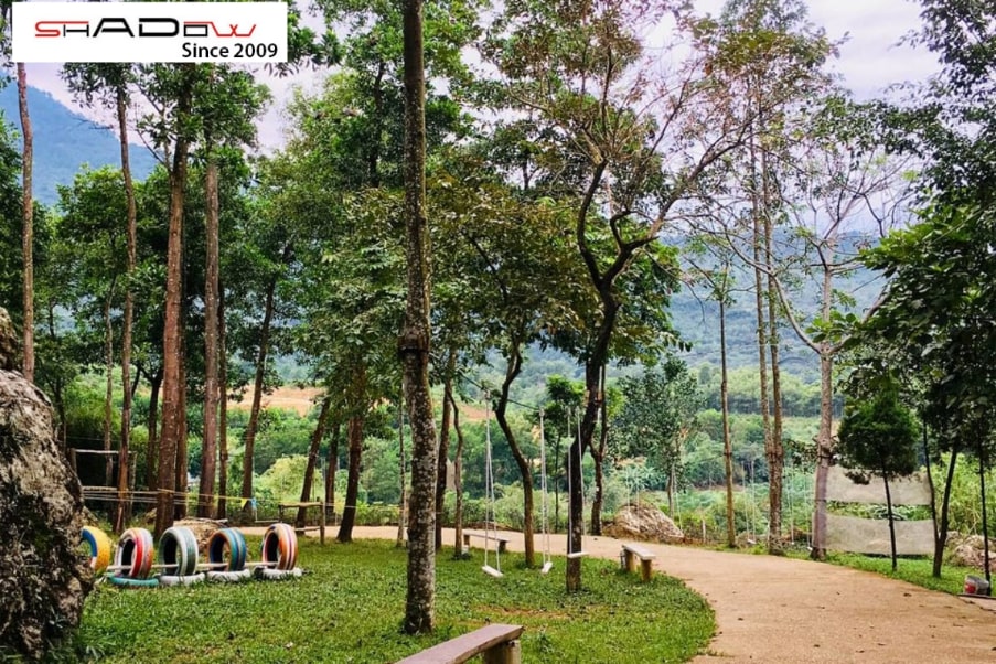 Khu trò chơi liên hoàn ở Sơn Tinh Camp 3