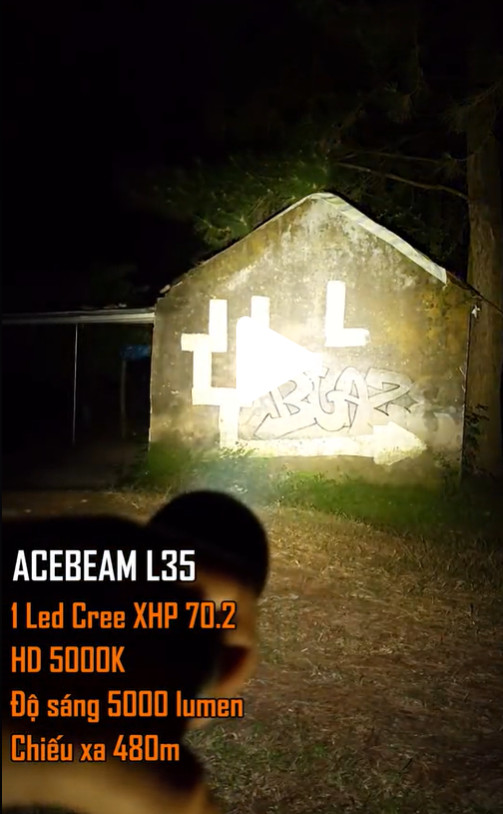 ACEBEAM L35 2.0 5000 lumen - 650 mét
